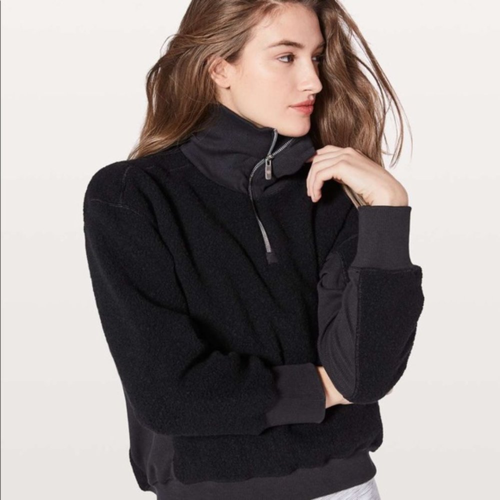Lululemon Stand Out Sherpa 1/4 Pullover